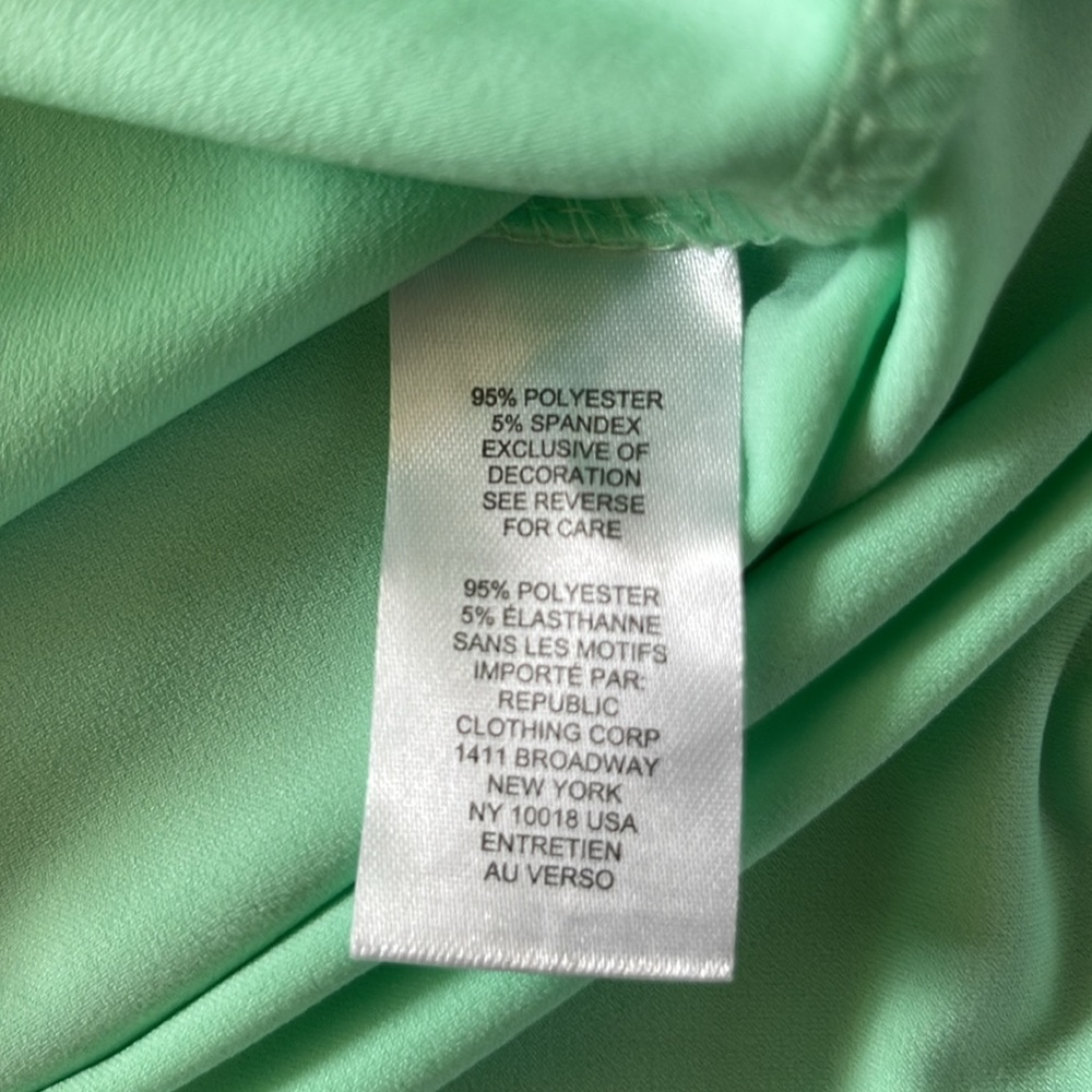 New Satin Trim Interlock Twist Yarn Knit Top Blouse Elie Elie Tahari - Picture 12 of 13